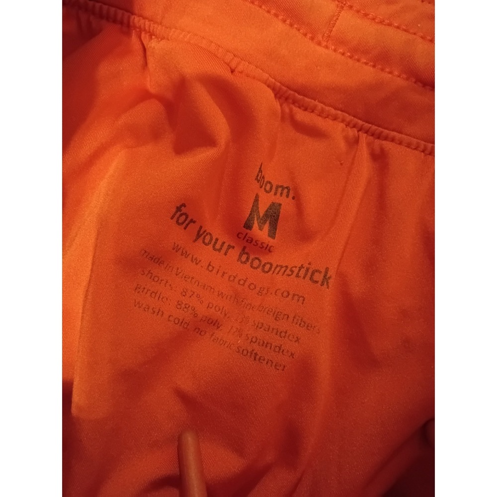 Birddogs Shorts Men's Medium M Dark Gray/Orange Lined - Picture 4 of 6